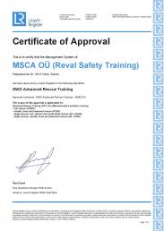 GWO APPROVAL (LRQA) ART