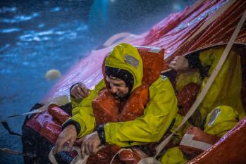 Päästeparveõppus/Liferaft training