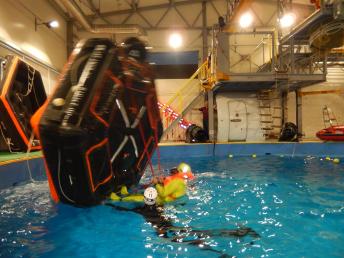 Sea survival training