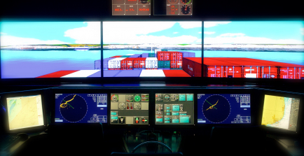 Täiustatud navigatsioonisilla simulaator Revali Merekoolis 